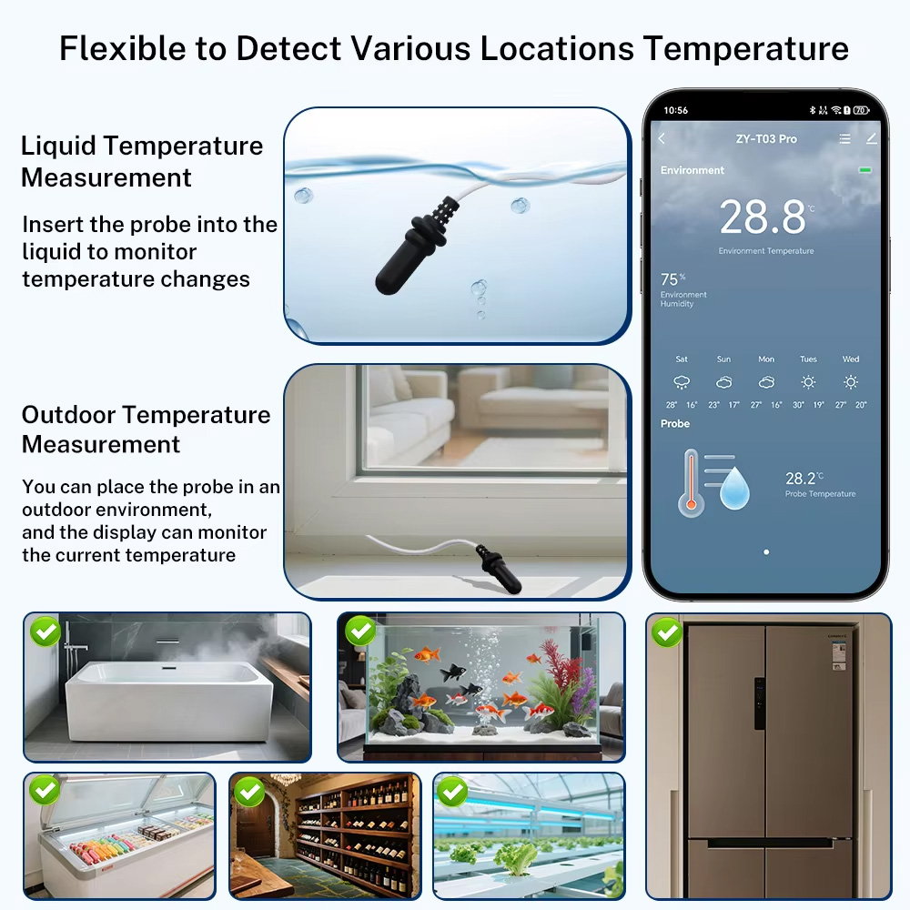 External Probe Temperature Hum - Temperature Humidity Sensor ulasan dan harga